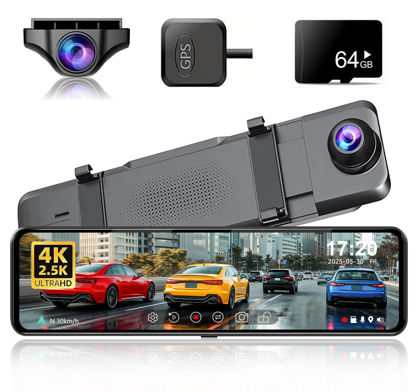 JOMISE ドライブレコーダー ミラー型 G814 Amazon.com: JOMISE G814 11